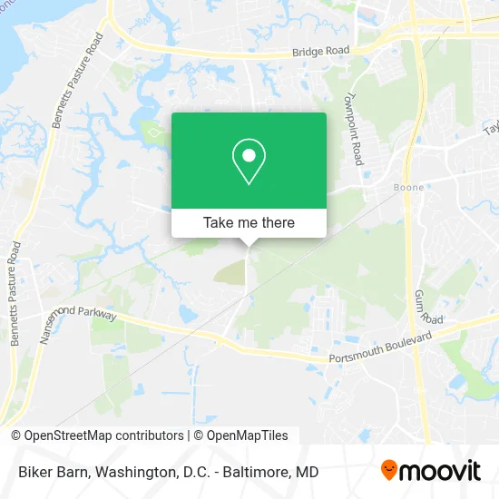 Biker Barn map
