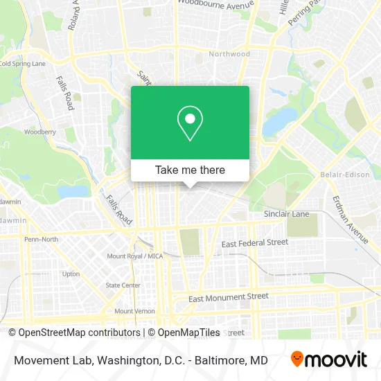 Movement Lab map