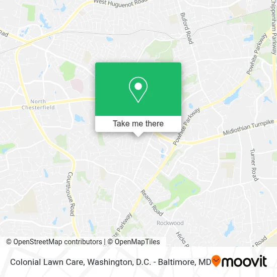 Colonial Lawn Care map