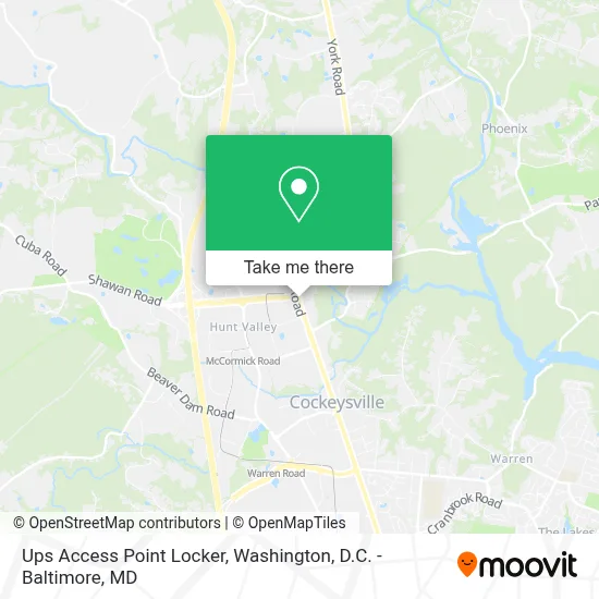 Ups Access Point Locker map
