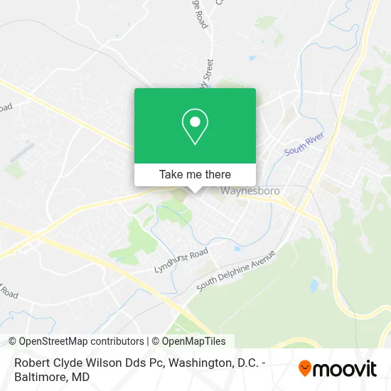 Robert Clyde Wilson Dds Pc map