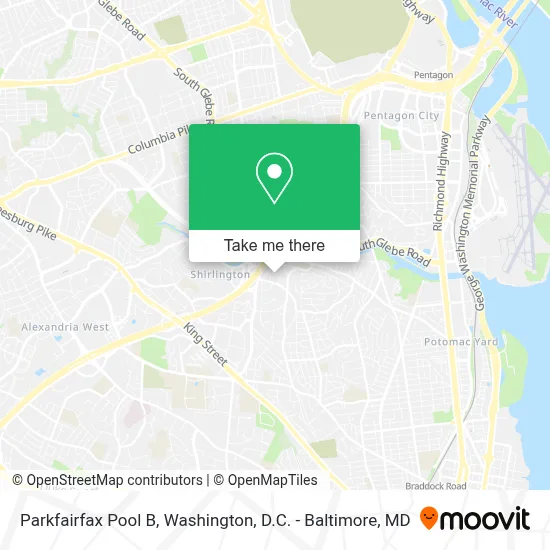 Parkfairfax Pool B map