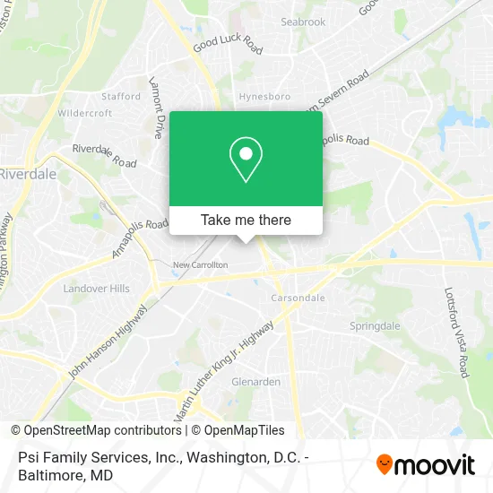 Psi Family Services, Inc. map