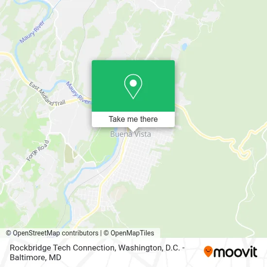 Rockbridge Tech Connection map
