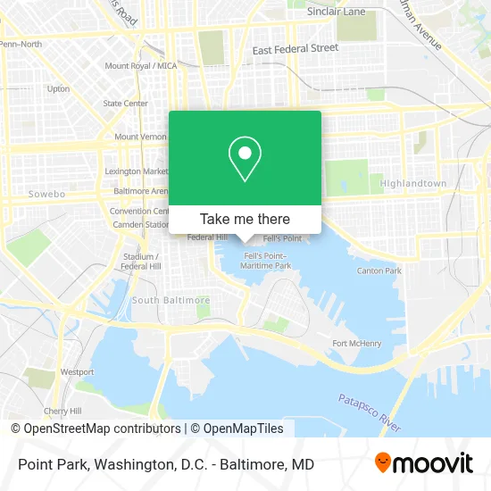 Point Park map