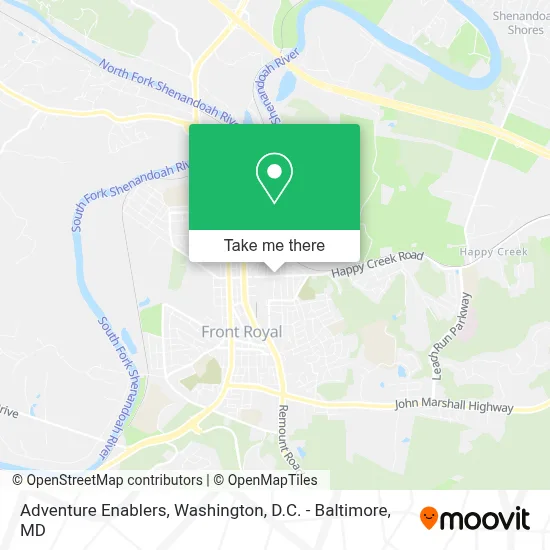 Adventure Enablers map