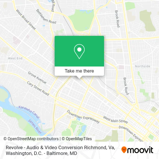 Revolve - Audio & Video Conversion  Richmond, Va map