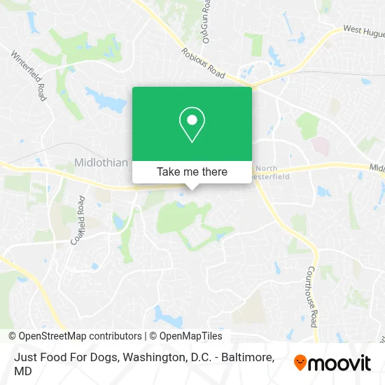 Just Food For Dogs map