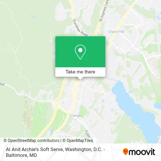 Al And Archie's Soft Serve map