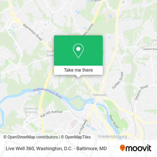 Live Well 360 map