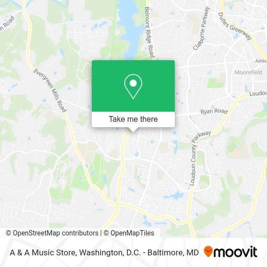A & A Music Store map