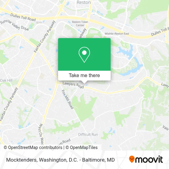 Mocktenders map