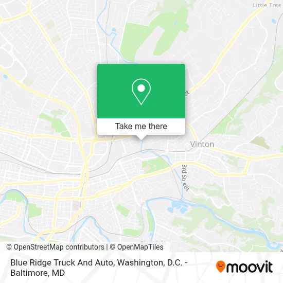 Blue Ridge Truck And Auto map