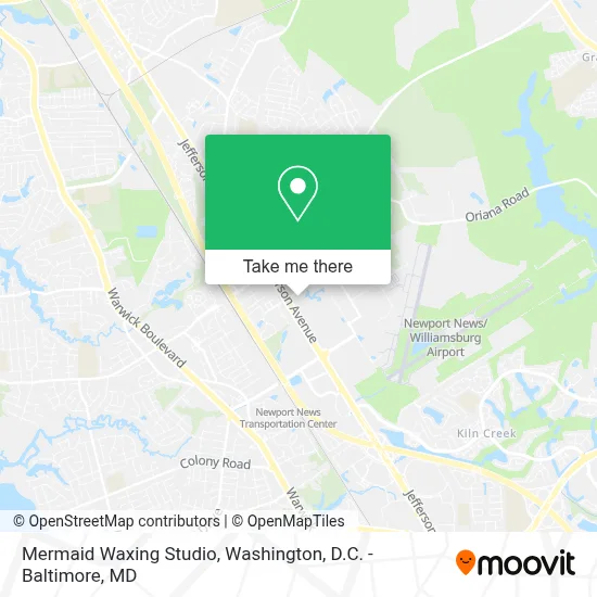 Mermaid Waxing Studio map