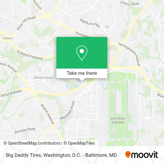 Big Daddy Tires map