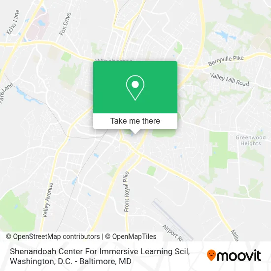 Shenandoah Center For Immersive Learning Scil map