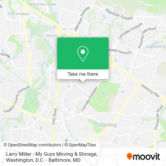Larry Miller - My Guys Moving & Storage map