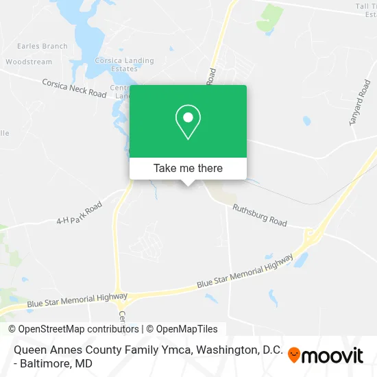 Queen Annes County Family Ymca map