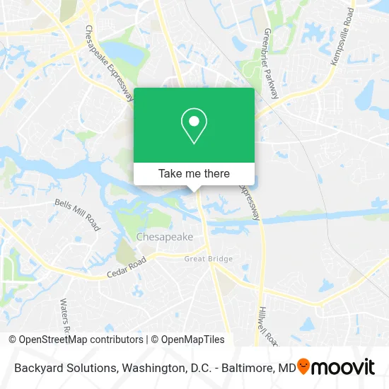 Backyard Solutions map