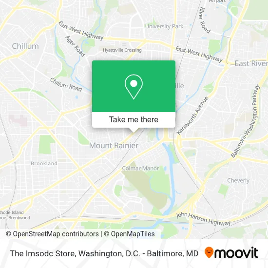 The Imsodc Store map