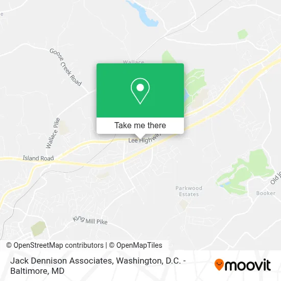 Jack Dennison Associates map