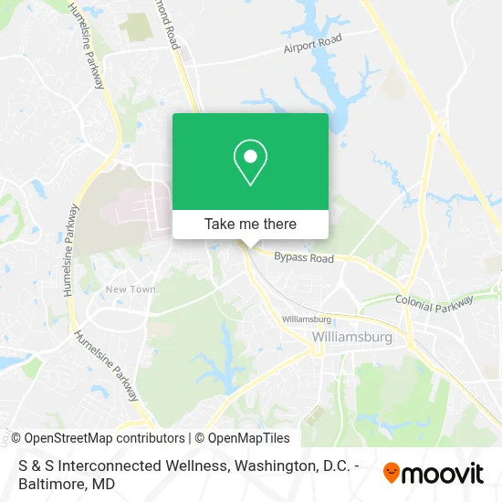 S & S Interconnected Wellness map