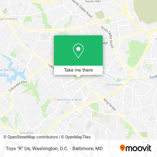 Toys "R" Us map