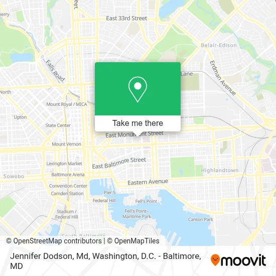 Jennifer Dodson, Md map