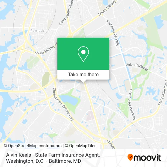 Alvin Keels - State Farm Insurance Agent map