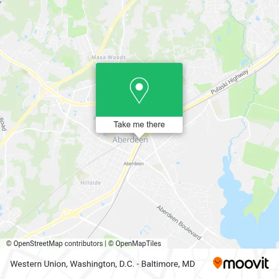 Western Union map