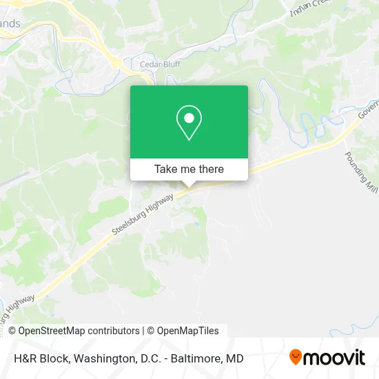 H&R Block map