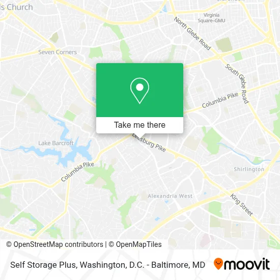 Self Storage Plus map