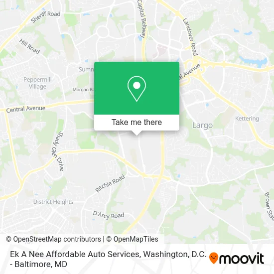 Ek A Nee Affordable Auto Services map