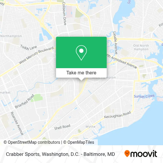 Crabber Sports map