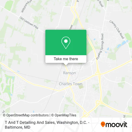 T And T Detailing And Sales map