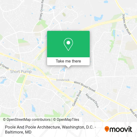 Poole And Poole Architecture map