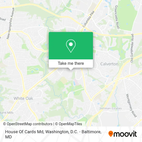 House Of Cards Md map