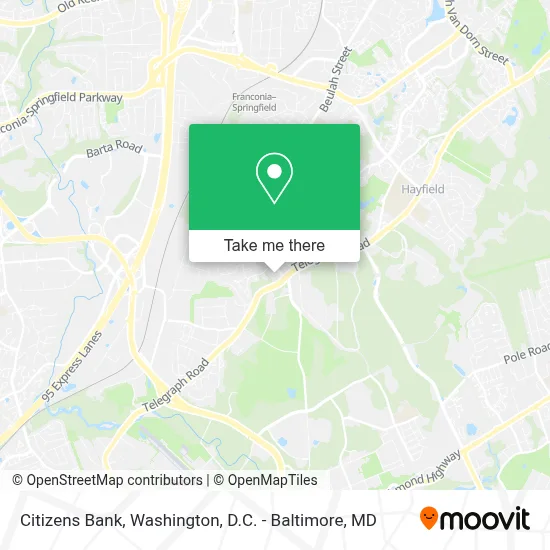 Citizens Bank map