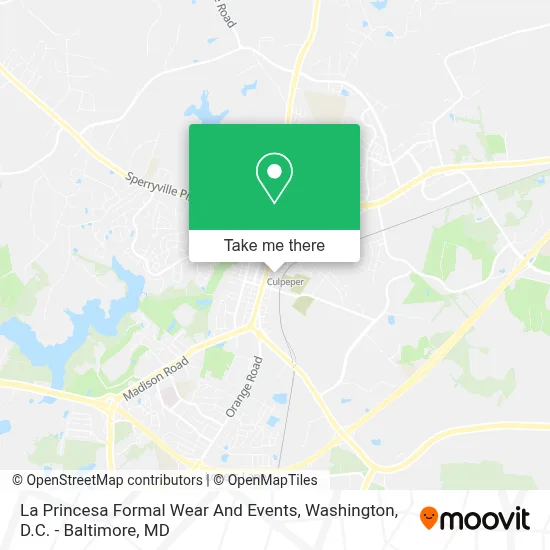 La Princesa Formal Wear And Events map