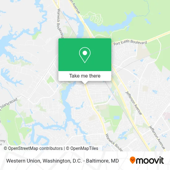 Western Union map