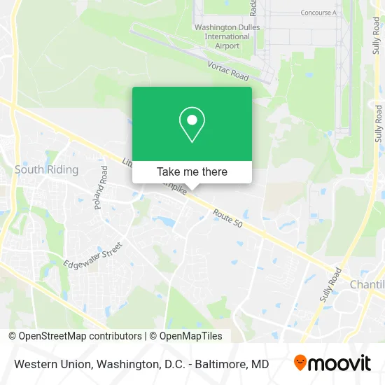 Western Union map