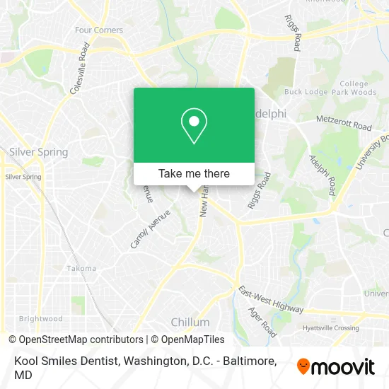 Kool Smiles Dentist map