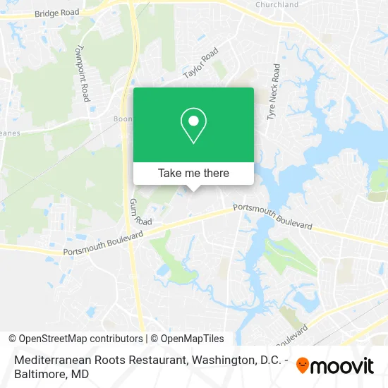 Mediterranean Roots Restaurant map