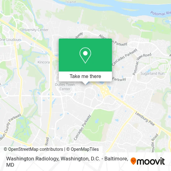 Washington Radiology map