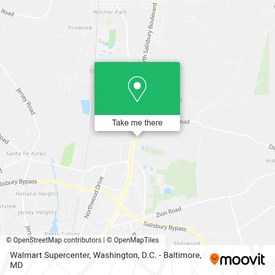 Walmart Supercenter map