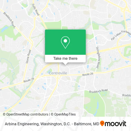 Arbina Engineering map