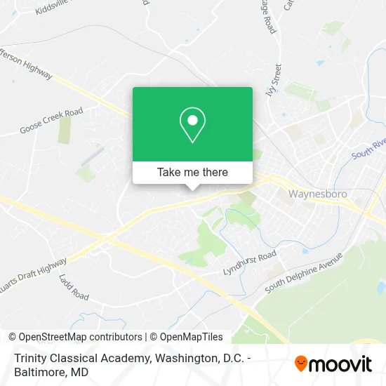 Trinity Classical Academy map