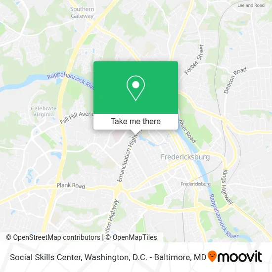 Social Skills Center map