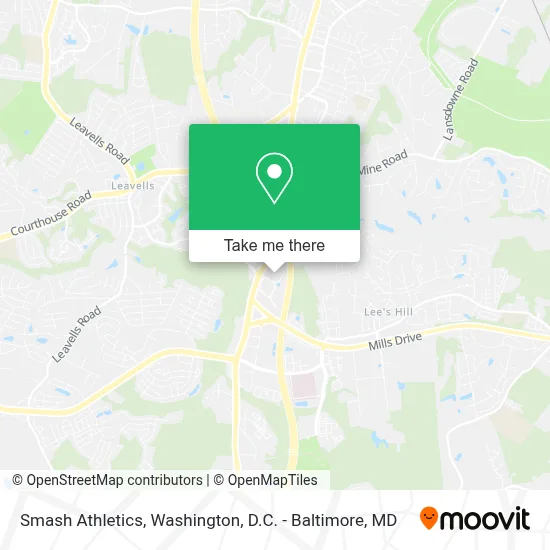 Smash Athletics map