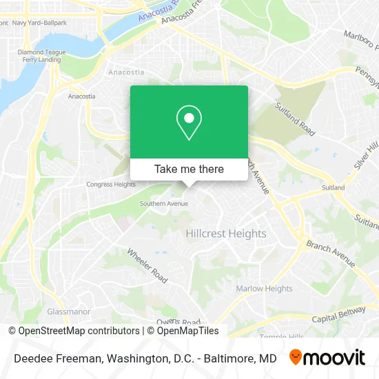 Deedee Freeman map